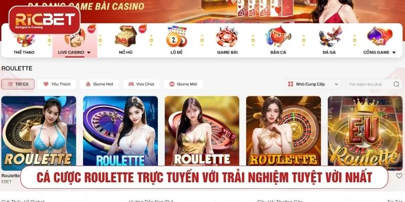 Roulette trực tuyến