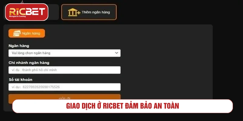 Rút Tiền RICBET Mất Bao Lâu? Giao Dịch An Toàn Không? Các giao dịch được thực hiện ở RICBET đảm bảo an toàn